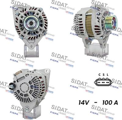 Sidat A12MH0700A2 - Alternatore autozon.pro