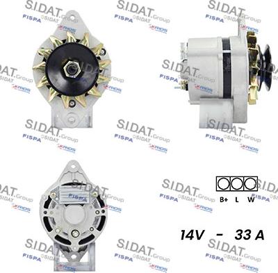 Sidat A12ML0595A2 - Alternatore autozon.pro