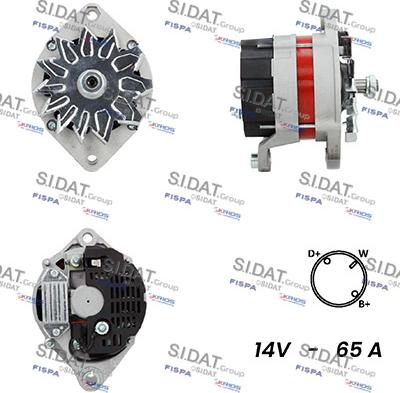 Sidat A12ML0541A2 - Alternatore autozon.pro