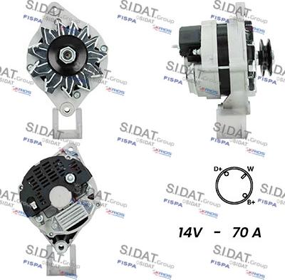 Sidat A12ML0630A2 - Alternatore autozon.pro