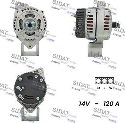 Sidat A12ML0107A2 - Alternatore autozon.pro