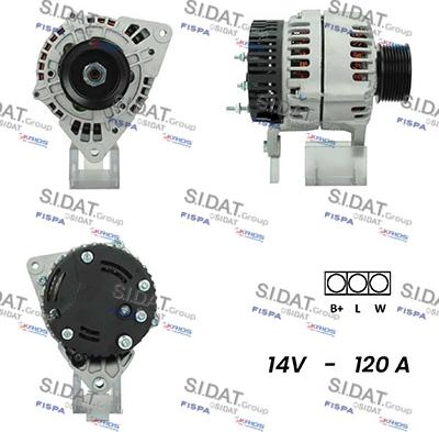 Sidat A12ML0318A2 - Alternatore autozon.pro