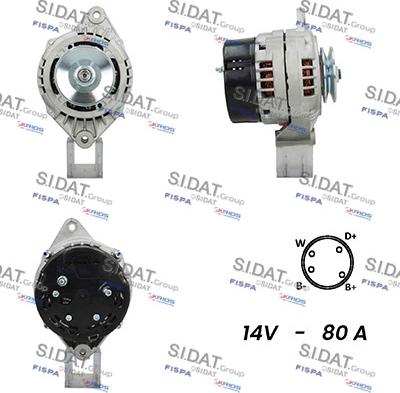 Sidat A12ML0326A2 - Alternatore autozon.pro