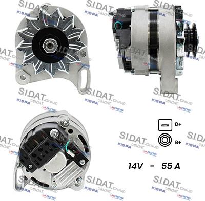 Sidat A12ML0265A2 - Alternatore autozon.pro