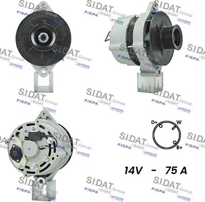 Sidat A12ML1055A2 - Alternatore autozon.pro