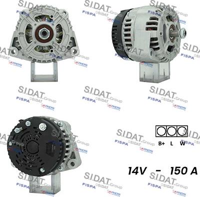 Sidat A12ML1058A2 - Alternatore autozon.pro