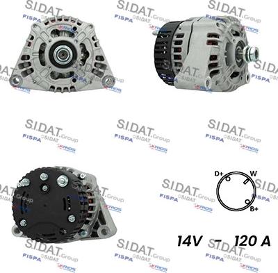 Sidat A12ML1002 - Alternatore autozon.pro