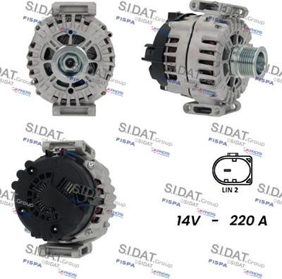 Sidat A12VA0971 - Alternatore autozon.pro