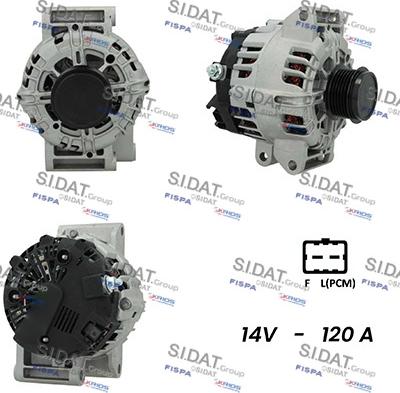 Sidat A12VA0462A2 - Alternatore autozon.pro