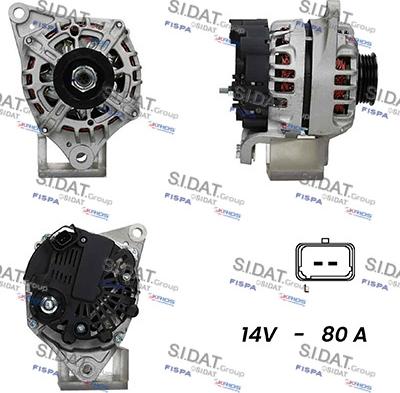 Sidat A12VA0477A2 - Alternatore autozon.pro