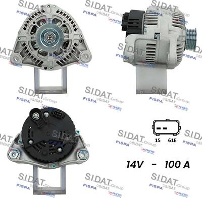 Sidat A12VA0506A2 - Alternatore autozon.pro