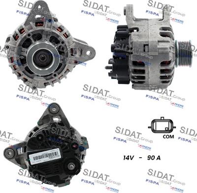 Sidat A12VA0581 - Alternatore autozon.pro