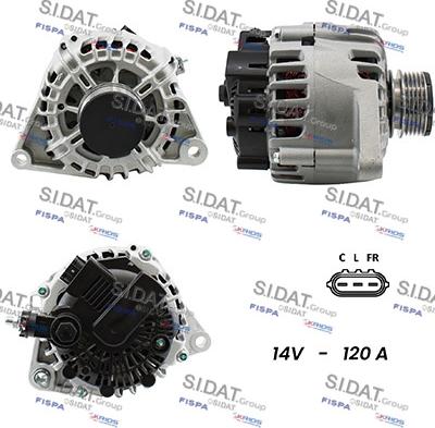 Sidat A12VA0526A2 - Alternatore autozon.pro