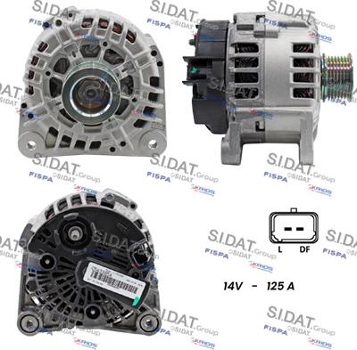 Sidat A12VA0578 - Alternatore autozon.pro