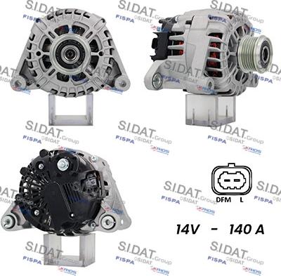 Sidat A12VA0647A2 - Alternatore autozon.pro