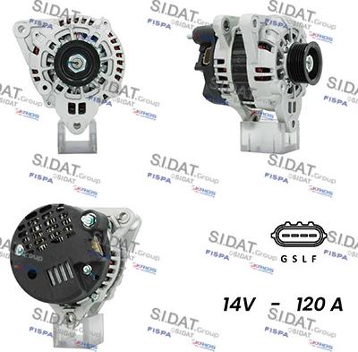 Sidat A12VA0661A2 - Alternatore autozon.pro