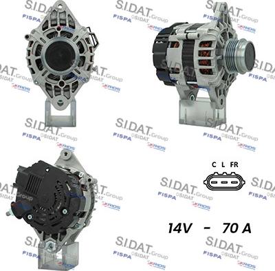 Sidat A12VA0684A2 - Alternatore autozon.pro