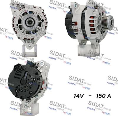 Sidat A12VA0680A2 - Alternatore autozon.pro