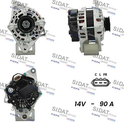 Sidat A12VA0670 - Alternatore autozon.pro