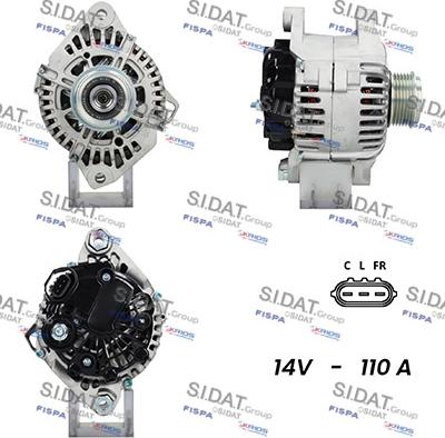 Sidat A12VA0671A2 - Alternatore autozon.pro