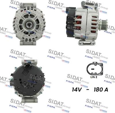 Sidat A12VA0048 - Alternatore autozon.pro