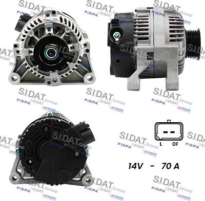 Sidat A12VA0034A2 - Alternatore autozon.pro