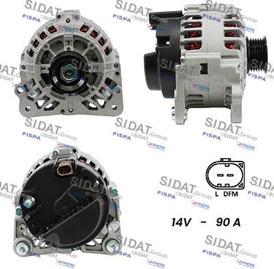 Sidat A12VA0036A2 - Alternatore autozon.pro