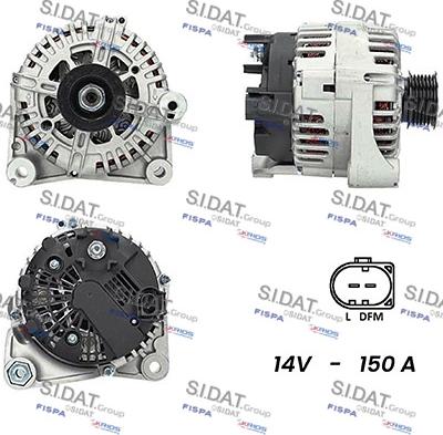 Sidat A12VA0024A2 - Alternatore autozon.pro