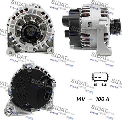 Sidat A12VA0079A2 - Alternatore autozon.pro