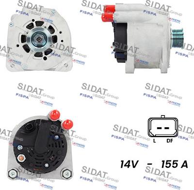 Sidat A12VA0103A2 - Alternatore autozon.pro