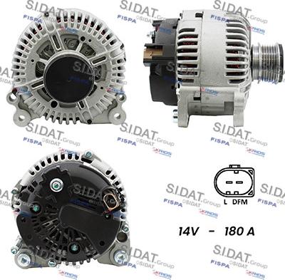 Sidat A12VA0185 - Alternatore autozon.pro