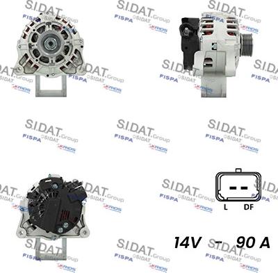 Sidat A12VA0806A2 - Alternatore autozon.pro