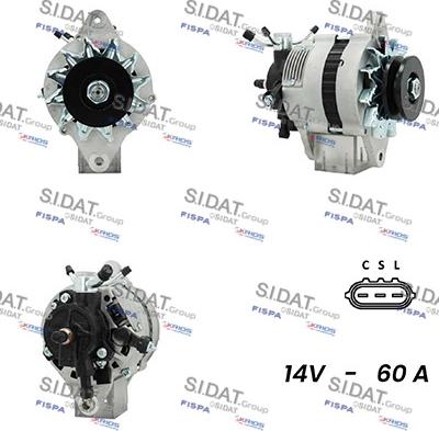 Sidat A12VA0825A2 - Alternatore autozon.pro