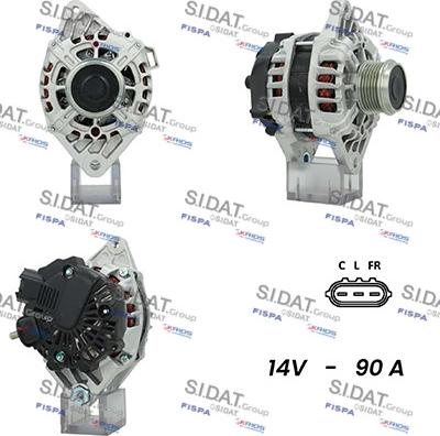 Sidat A12VA0823A2 - Alternatore autozon.pro