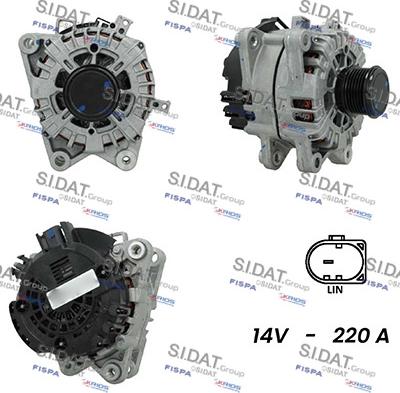 Sidat A12VA0304A2 - Alternatore autozon.pro