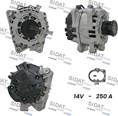 Sidat A12VA0308A2 - Alternatore autozon.pro