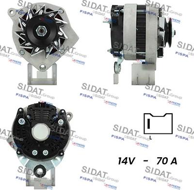 Sidat A12VA0386A2 - Alternatore autozon.pro