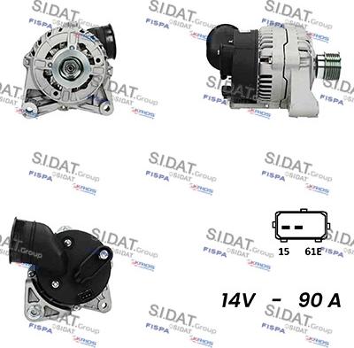 Sidat A12VA0382A2 - Alternatore autozon.pro