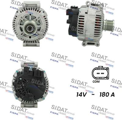 Sidat A12VA0325 - Alternatore autozon.pro