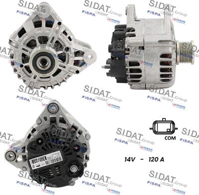 Sidat A12VA0299 - Alternatore autozon.pro