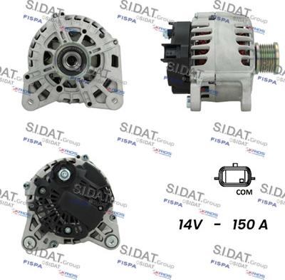 Sidat A12VA0294 - Alternatore autozon.pro