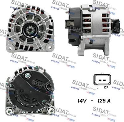 Sidat A12VA0292A2 - Alternatore autozon.pro