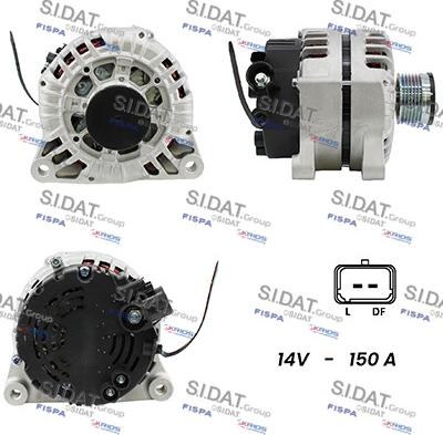 Sidat A12VA0249A2 - Alternatore autozon.pro