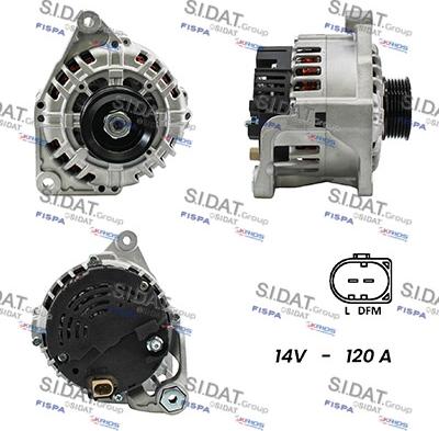 Sidat A12VA0240 - Alternatore autozon.pro