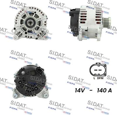 Sidat A12VA0255 - Alternatore autozon.pro