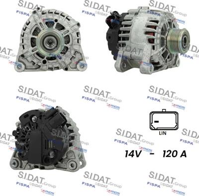 Sidat A12VA0250 - Alternatore autozon.pro