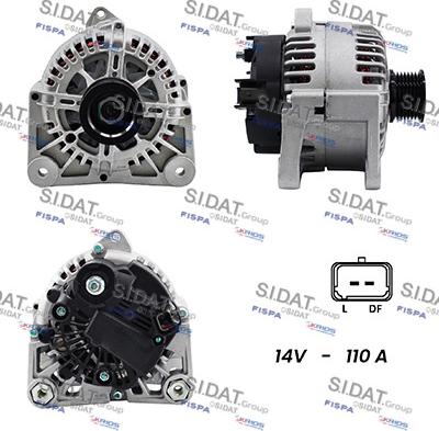 Sidat A12VA0204A2 - Alternatore autozon.pro