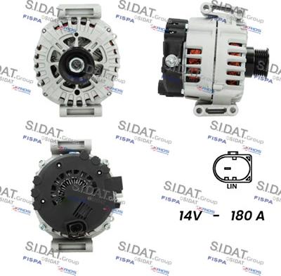 Sidat A12VA0284 - Alternatore autozon.pro