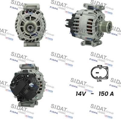 Sidat A12VA0280 - Alternatore autozon.pro