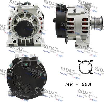 Sidat A12VA0271A2 - Alternatore autozon.pro